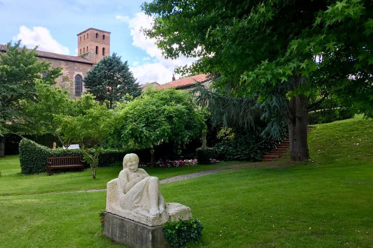 The gardens of the André Abbal sculpture museum