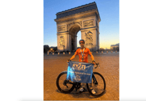 Sam goes extra mile raising £24k in 290-mile Arch to Arc challenge