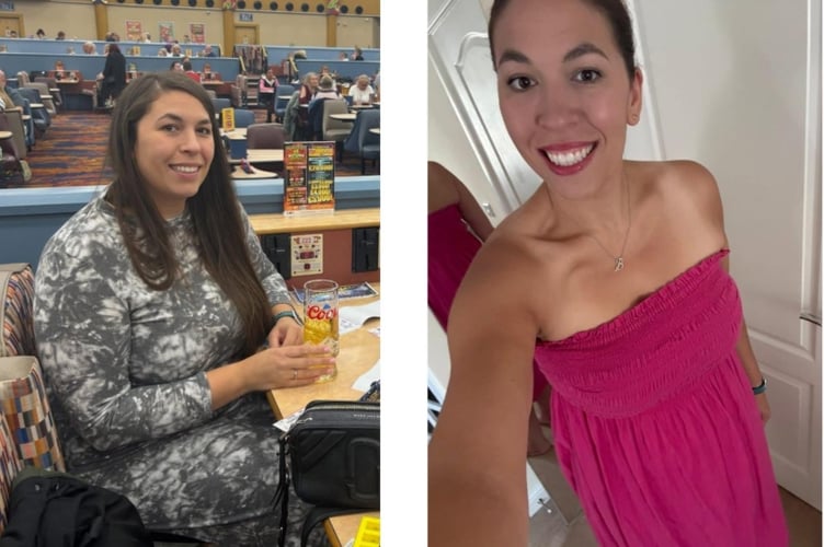 Beth, before and after