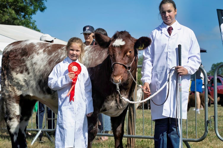 Native heifer was won by Zoe and Libby Wender from Monmouth with ‘Margo’.