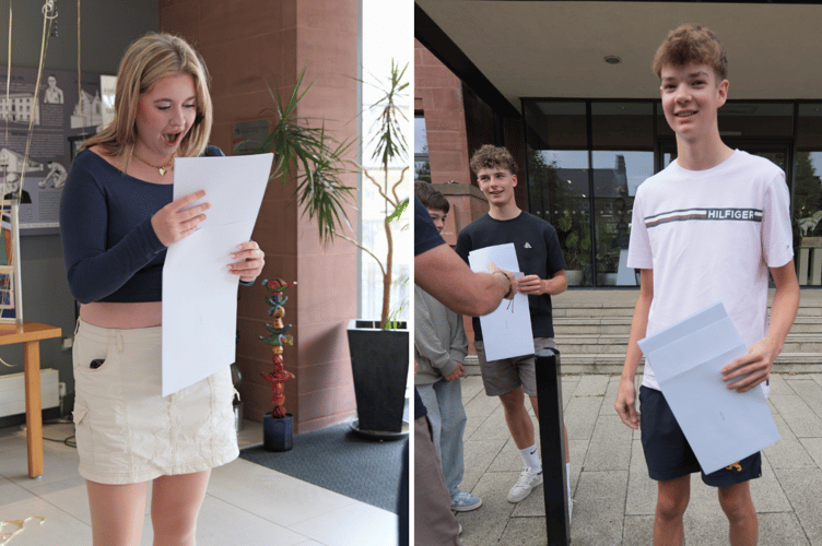 GCSE Results day at Haberdashers' Monmouth School 2025