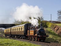 Heavens above! Locomotive found in convent makes history at steam gala
