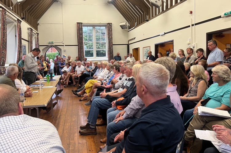 A packed public meeting organised by Redmarley Parish Council heard that the local Chartist settlements are being destroyed by development