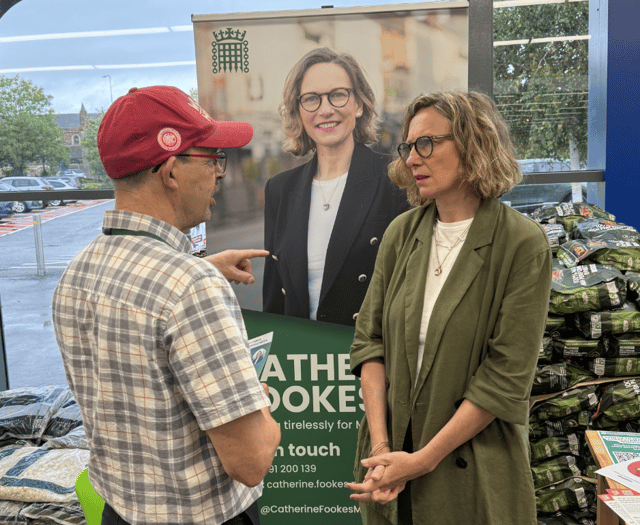Fookes MP holds Tesco pop-up surgery