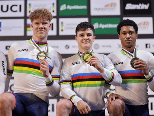 Ioan turns on the class to take world cycling gold 