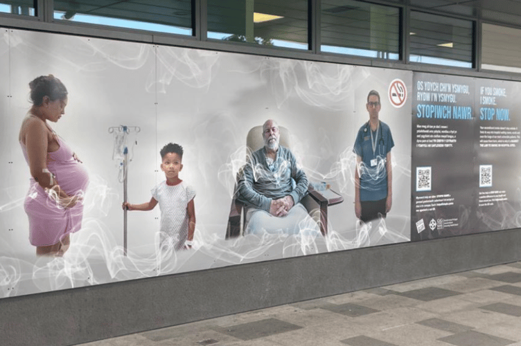 Hard-hitting campaign targets illegal smoking at Gwent Hospitals