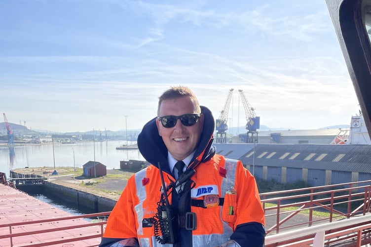James Charles awarded a Merchant Navy Medal