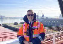 James Charles receives Merchant Navy Medal
