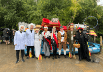 Monmouth's raft race: rain can't dampen spirits