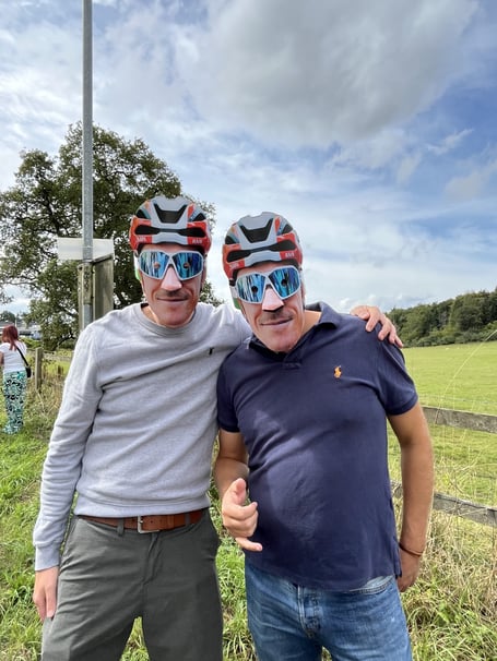 Tour of Britain 2025, Chepstow  (James and Leo)