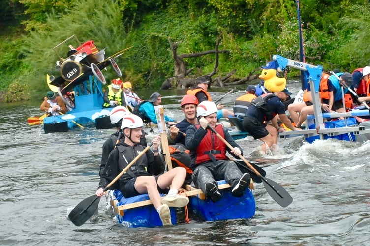 Some kept their heads above water, some had to get wet!