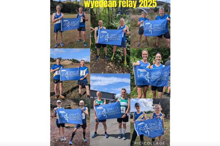 Spirits were out in force for the Wye Valley Relay