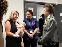 Princess Royal on first royal visit to The Grange University Hospital 