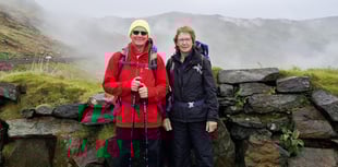 Pair complete Three Peaks challenge