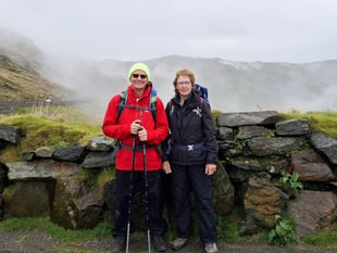 Pair complete Three Peaks challenge
