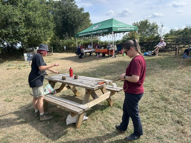 One of the several nature-based workshops