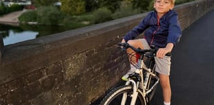 Ukrainian boy's bike replaced in Monmouth