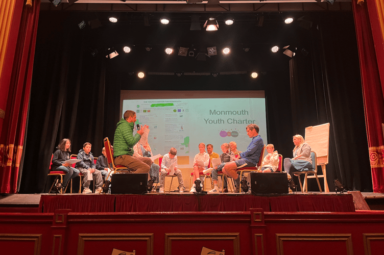 he 'fish bowl' exercise at Monmouth Youth Charter 