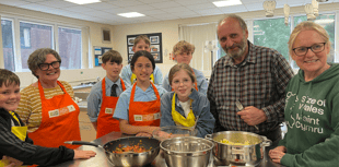Green for go as pupils create eco-friendly pasties for food festival