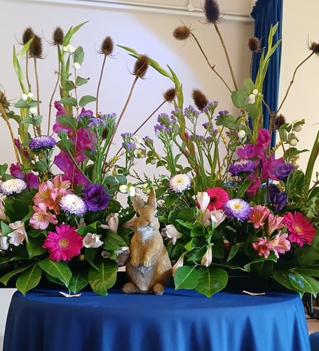 The Hedgerow, one of the displays at the society meeting