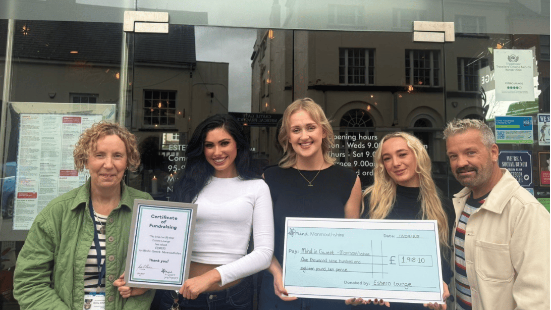 Estero Lounge in Monmouth Raises £1,918 for Mind Charity | Monmouth...