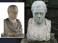 Missing bust depicting historic painter unearthed