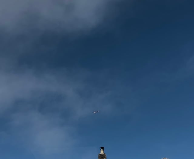 Helicopter over Monmouth 