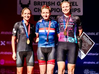Louise shows true grit to take British gravel cycling title 