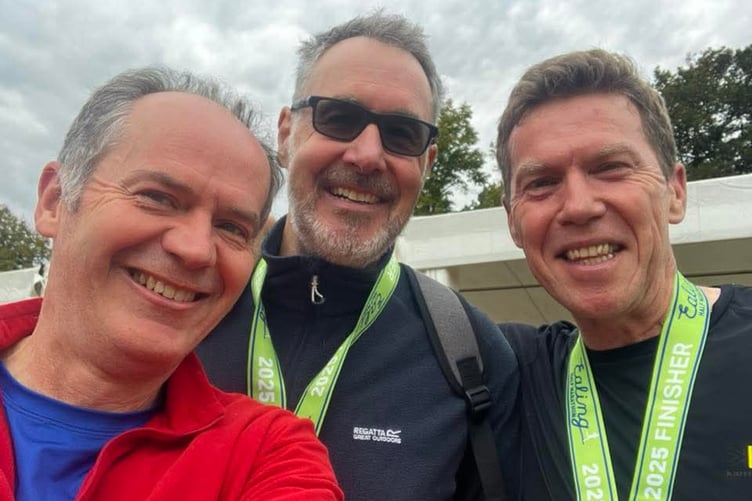 David Mather and friends at the Ealing Half