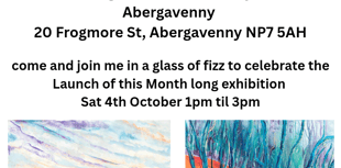 Chaplin's Art Exhibition in Abergavenny