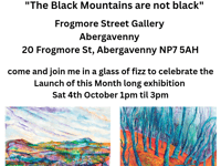 Chaplin's Art Exhibition in Abergavenny