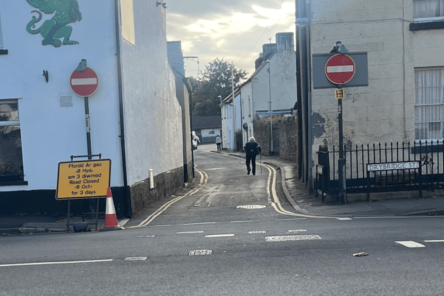 Temporary closure of section of Goldwire Lane for water works 