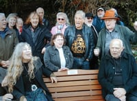 Mott the Hoople founders remembered with Wyeside memorial bench