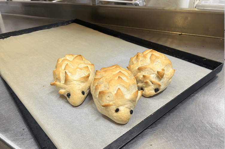 Hedgehog Loaves from Wigmore's Bakery 