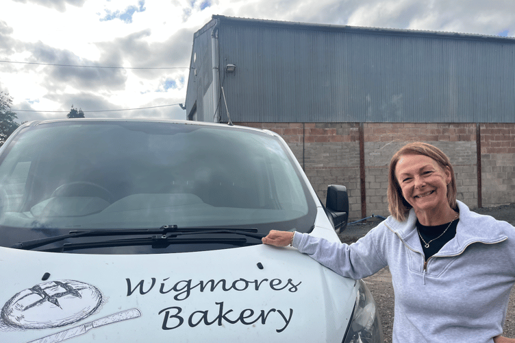 The vans at Wigmore's Bakery 