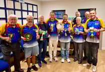 Bowls club rolls out awards for its winners
