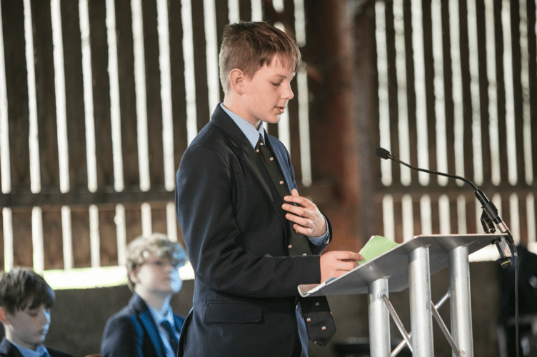 Student from Haberdashers' Monmouth School