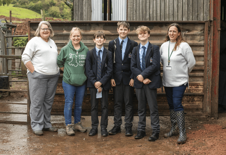 Monmouth pupils push for greener school meals
