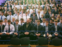 Alun Wyn Jones inspires Monmouth students