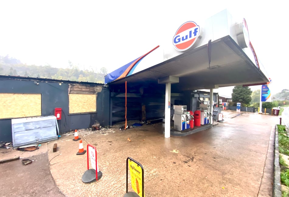Wyeside petrol station hit by blaze