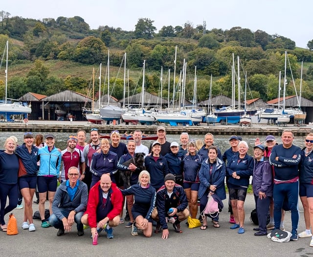 Wye rowers Dart downstream in epic estuary race
