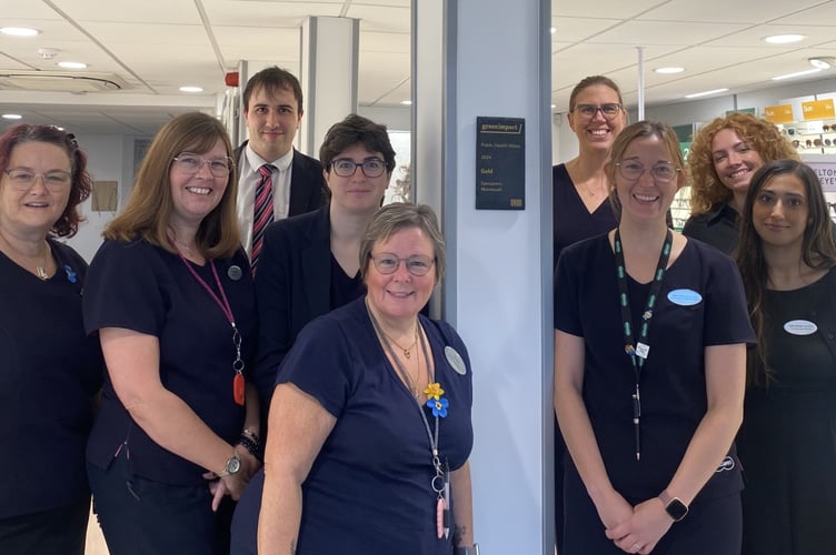 L-R: Johanne, Amanda,Elliot, Dorothy, Teresa, Kirsty, Emily, Holly, Safa. 