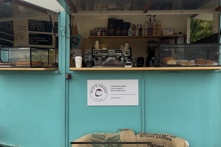 Wye'd Awake coffee bar in Monmouth