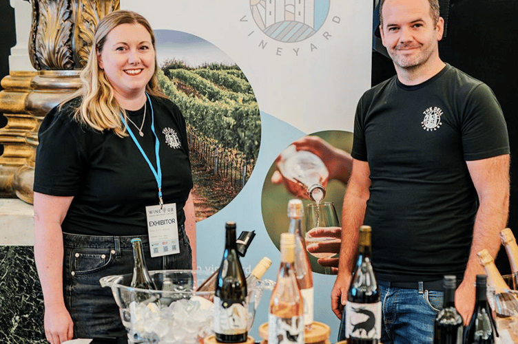 Lucy and Dan  Alford's vineyard has seen a record harvest