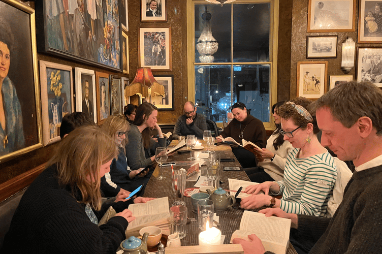Monmouth book club enjoys silent reading
