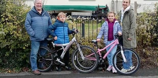 Ukrainian boy's bike replaced in Monmouth