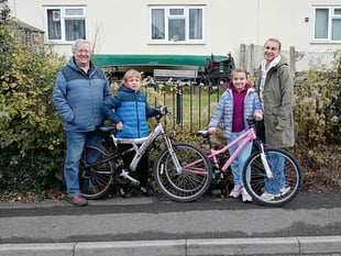 Ukrainian boy's bike replaced in Monmouth