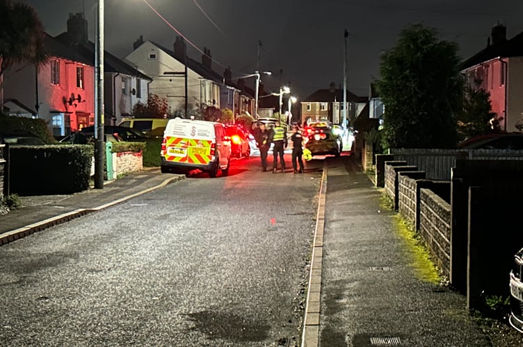 The scene in Crossway, Rogiet