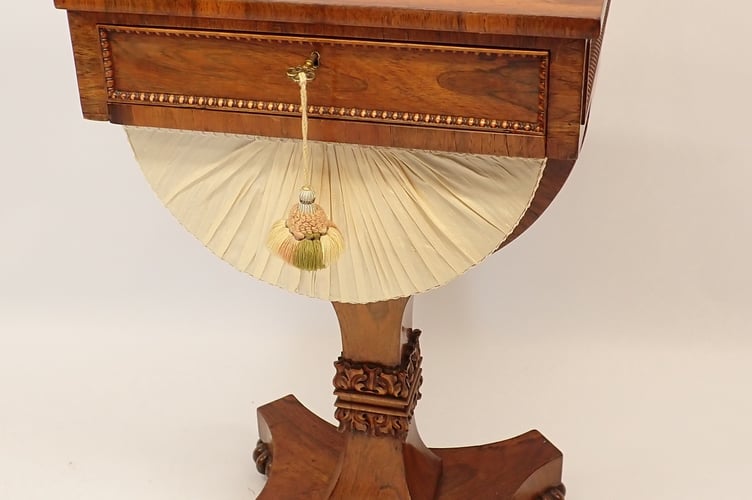 Regency Rosewood Work Table