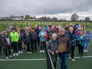 Refurbished tennis courts look ace